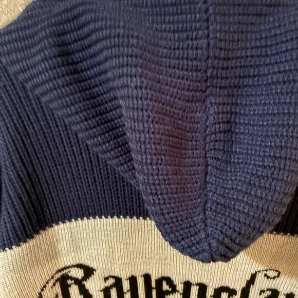 Harry Potter Ravenclaw Pullover Drawstring Hoodie Sweater - Picture 5 of 9